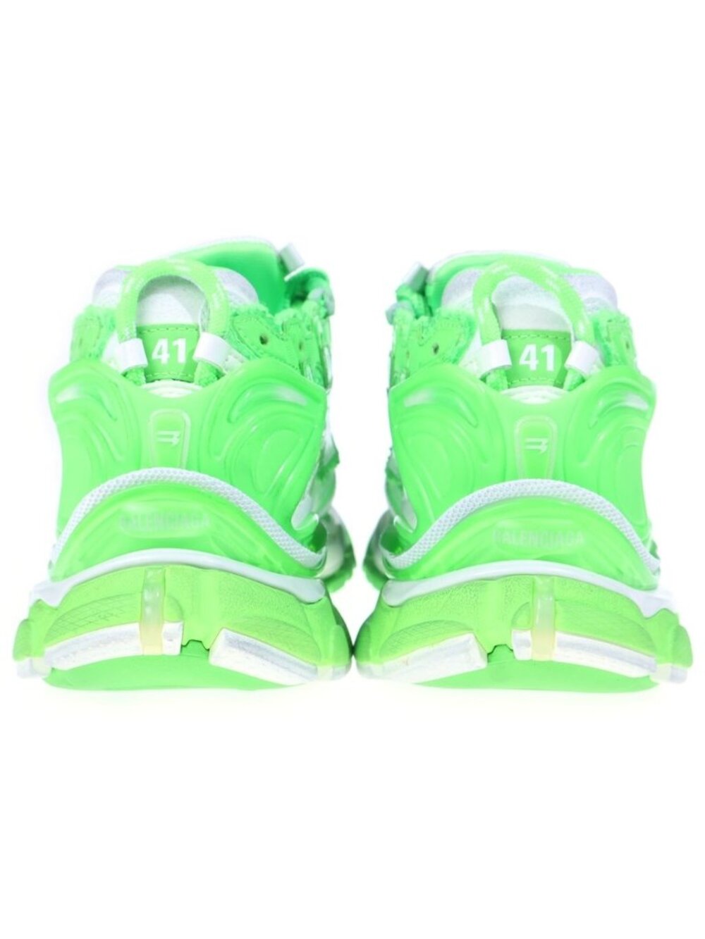Balenciaga Runner Distressed Low Cut Sneakers Green - Picture 3 of 6